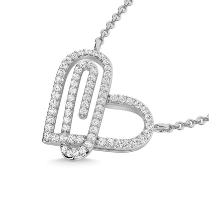 Diamond 1/4 Ct.Tw. Fashion Necklace in 10K White Gold
