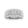 14K White Gold Diamond 1 1/2 Ct.Tw. Fashion Ring
