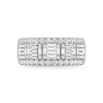 14K White Gold Diamond 1 1/2 Ct.Tw. Fashion Ring