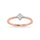 14K Rose Gold Diamond 1/20 Ct.Tw. Stackable Band