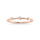 14K Rose Gold Diamond 1/20 Ct.Tw. Stackable Band