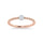 14K Rose Gold Diamond 1/20 Ct.Tw. Stackable Band