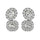 14K White Gold Diamond 7/8 Ct.Tw Fashion Earrings