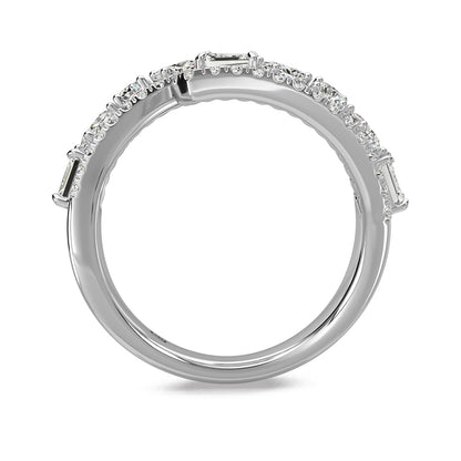 14K White Gold Diamond 1 1/2 Ct.Tw Fashion Ring