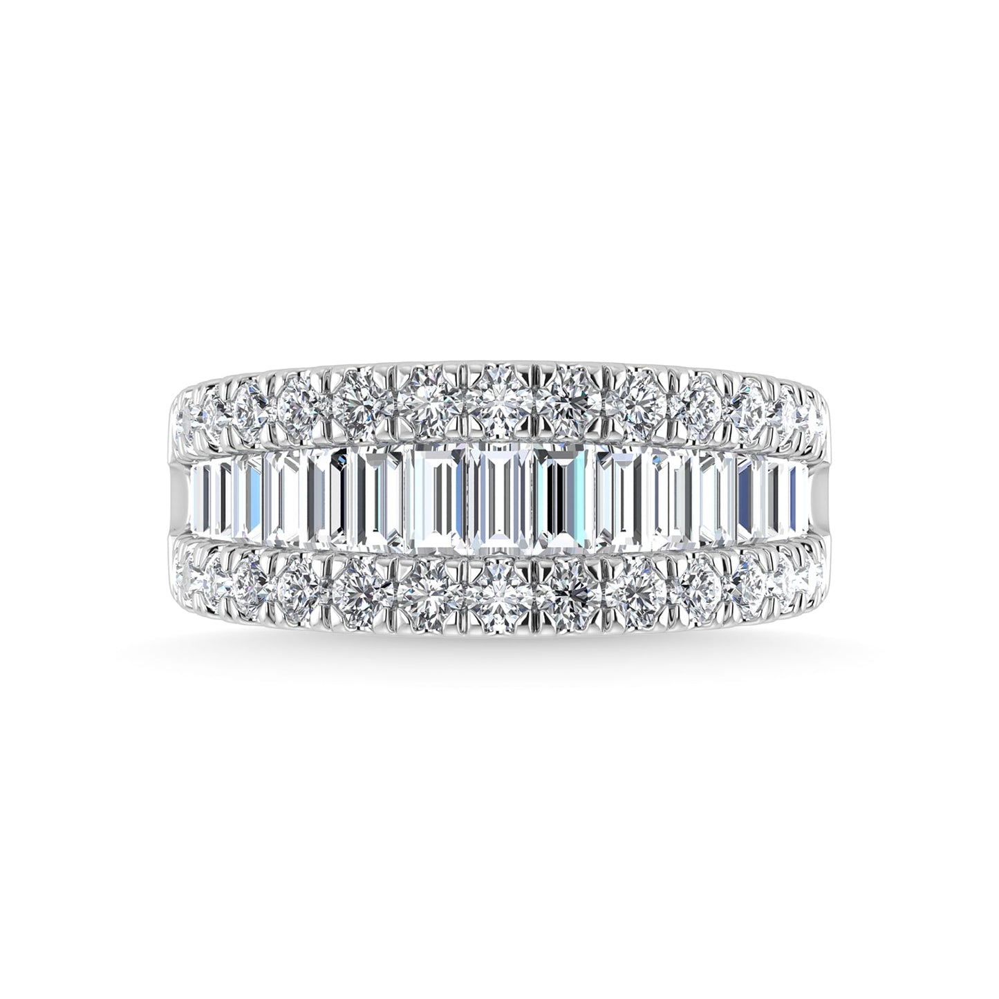 Diamond 1 7/8 Ct.Tw. Fashion Band in 14K White Gold