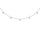 14K White Gold Diamond 3/4 Ct.Tw Fashion Necklace