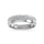 14K White Gold Diamond 5/8 Ct.Tw. Men?s Machine Band