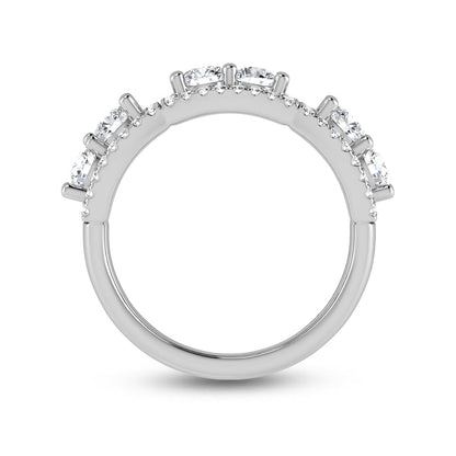 14K White Gold Diamond 1 1/3 Ct.Tw. Fashion Ring