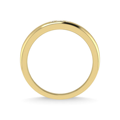 14K Yellow Gold Diamond 1/4 Ct.Tw. Men?s Band