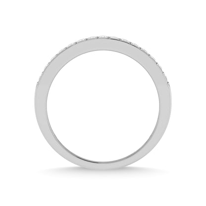 14K White Gold Diamond 1/2 Ct.Tw. Men?s Band