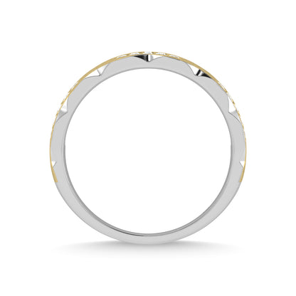 14K Yellow Gold Diamond 1/2 Ct.Tw. Men?s Machine Band