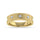 14K Yellow Gold Diamond 3/8 Ct.Tw. Men?s Machine Band