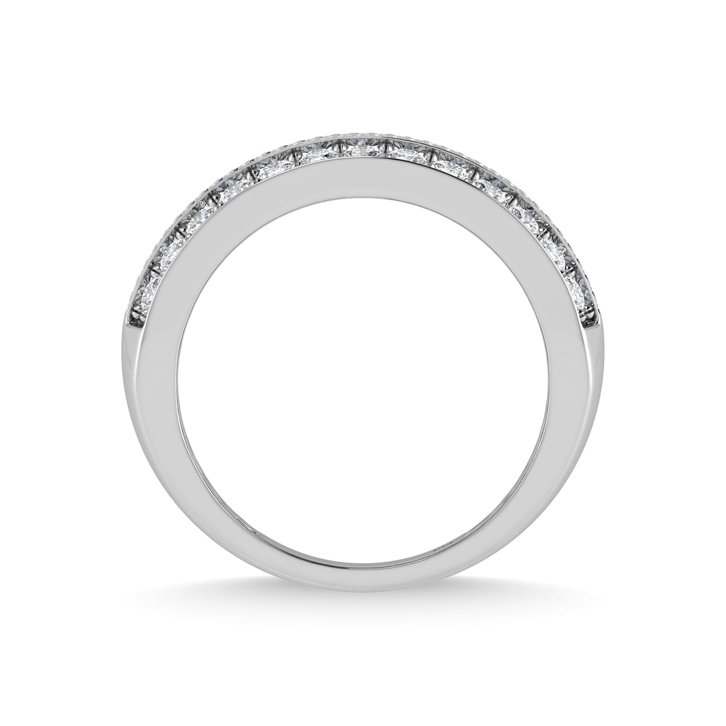 14K White Gold Diamond 1 Ct.Tw. Men?s Ring