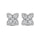 14K White Gold Diamond 1 1/6 Ct.Tw. Fashion Earrings