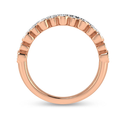 14K Rose Gold Diamond 1/2 Ct.Tw. Fashion Ring