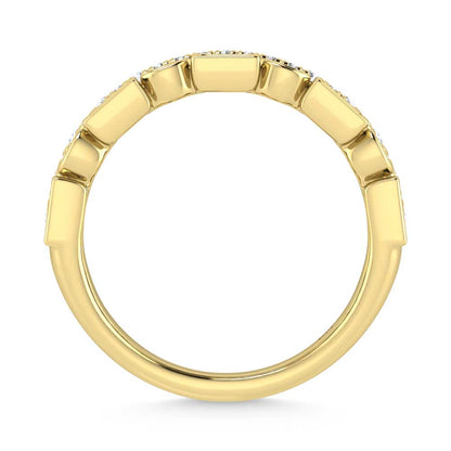 14K Yellow Gold Diamond 1/2 Ct.Tw. Fashion Ring