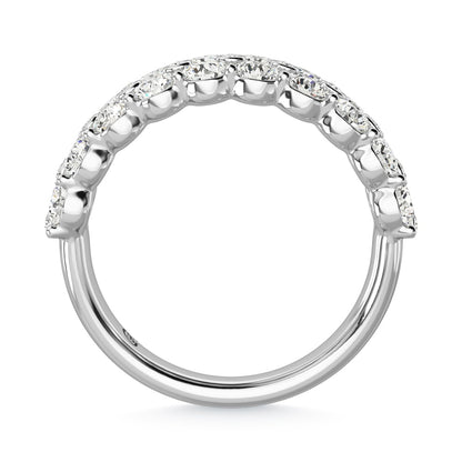 14K White Gold Diamond 2 Ct.Tw. Ladies Fashion Band