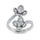 14K White Gold Diamond 1 Ct.Tw. Fashion Ring