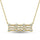14K Yellow Gold Diamond 1/4 Ct.Tw. Fashion Necklace