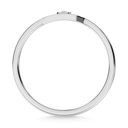 14K White Gold Diamond 1/50 Ct.Tw. Fashion Ring