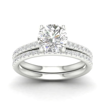 14K 2.50CT Lab Diamond Bridal Ring