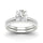 14K 2.50CT Lab Diamond Bridal Ring