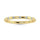 14K Yellow Gold Diamond 1/8 Ct.Tw. Stackable Band