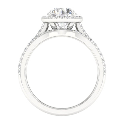 14K 1.95.00CT Certified Lab Grown Bridal Ring