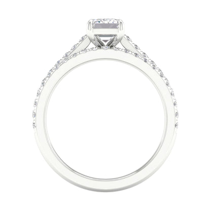 14K 1.50CT Certified Lab Grown Diamond Bridal Set