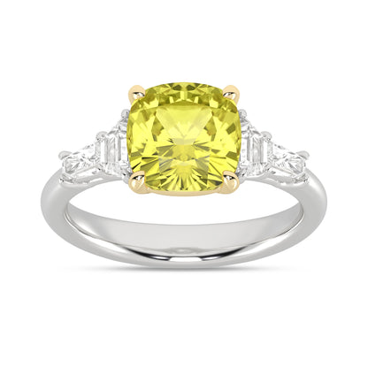 Certified Lab Grown 14K 4.00CT Diamond Engagement Ring
