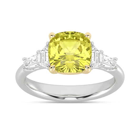 Certified Lab Grown 14K 4.00CT Diamond Engagement Ring