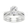 14K 2.40CT Lab Diamond Bridal Set