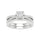 Certified Lab Grown 14K 1.65CT Diamond Bridal Set