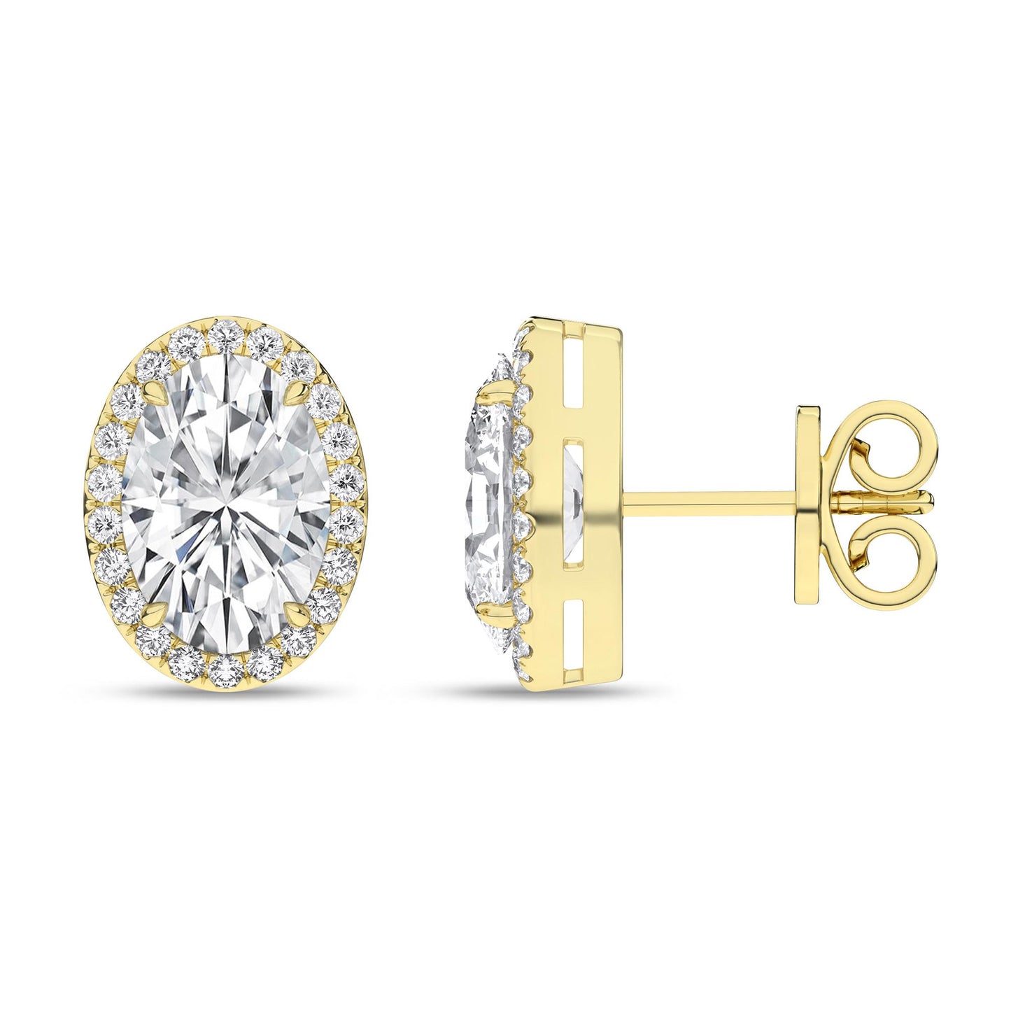 14K 2.25ct Lab Grown Diamond Earrings