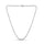 14K 7.50CT Lab Diamond Tennis Necklace 17 Inch