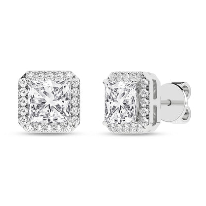 14K 2.25ct Certified Lab Grown Diamond Earrings ( IGI Certified )