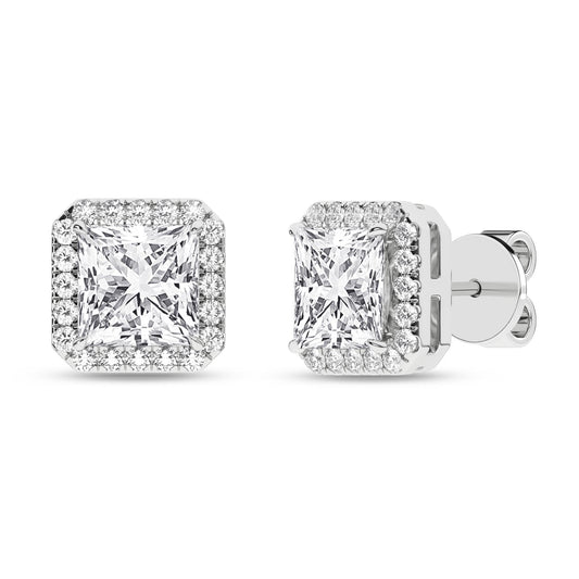 14K 2.25ct Certified Lab Grown Diamond Earrings ( IGI Certified )