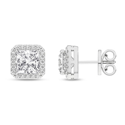 14K 2.25ct Certified Lab Grown Diamond Earrings ( IGI Certified )