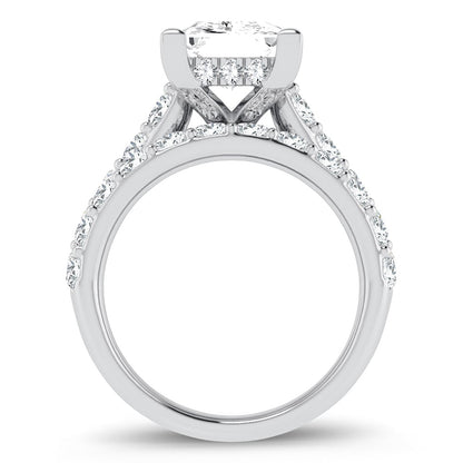 14K 5.00CT Certified Lab Grown Diamond Bridal Ring