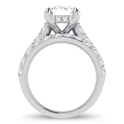 14K 5.00CT Certified Lab Grown Diamond Bridal Ring