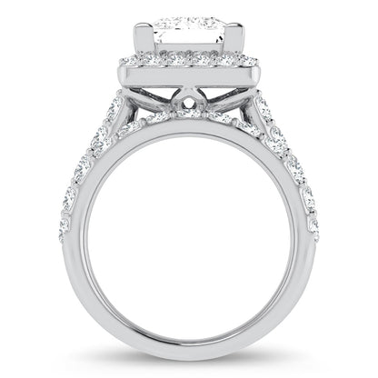14K 5.00CT Certified Lab Grown Diamond Bridal Ring
