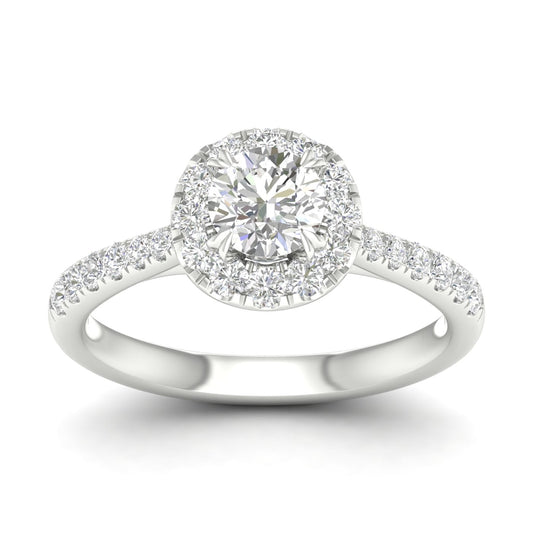 14K 1.00CT Lab Grown Diamond Engagement Ring