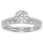 10K 0.38CT Certified Lab-Grown Diamond Bridal Set