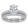 10K 1.50CT Certified Lab-Grown Diamond Bridal Set