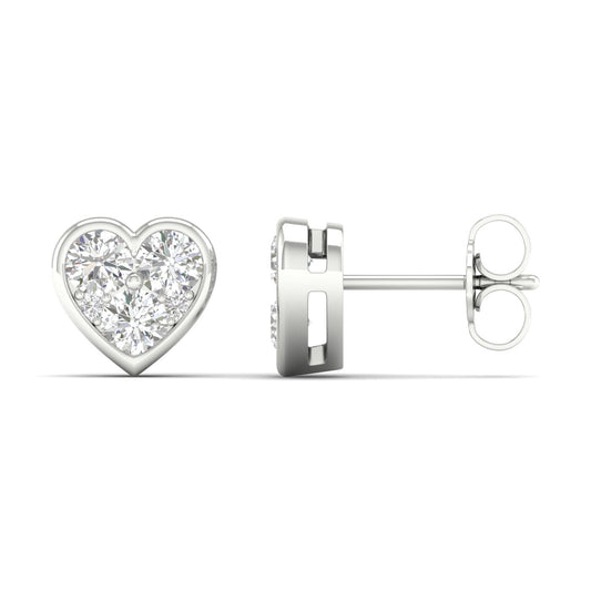 14K 1.00CT Lab Diamond Earring