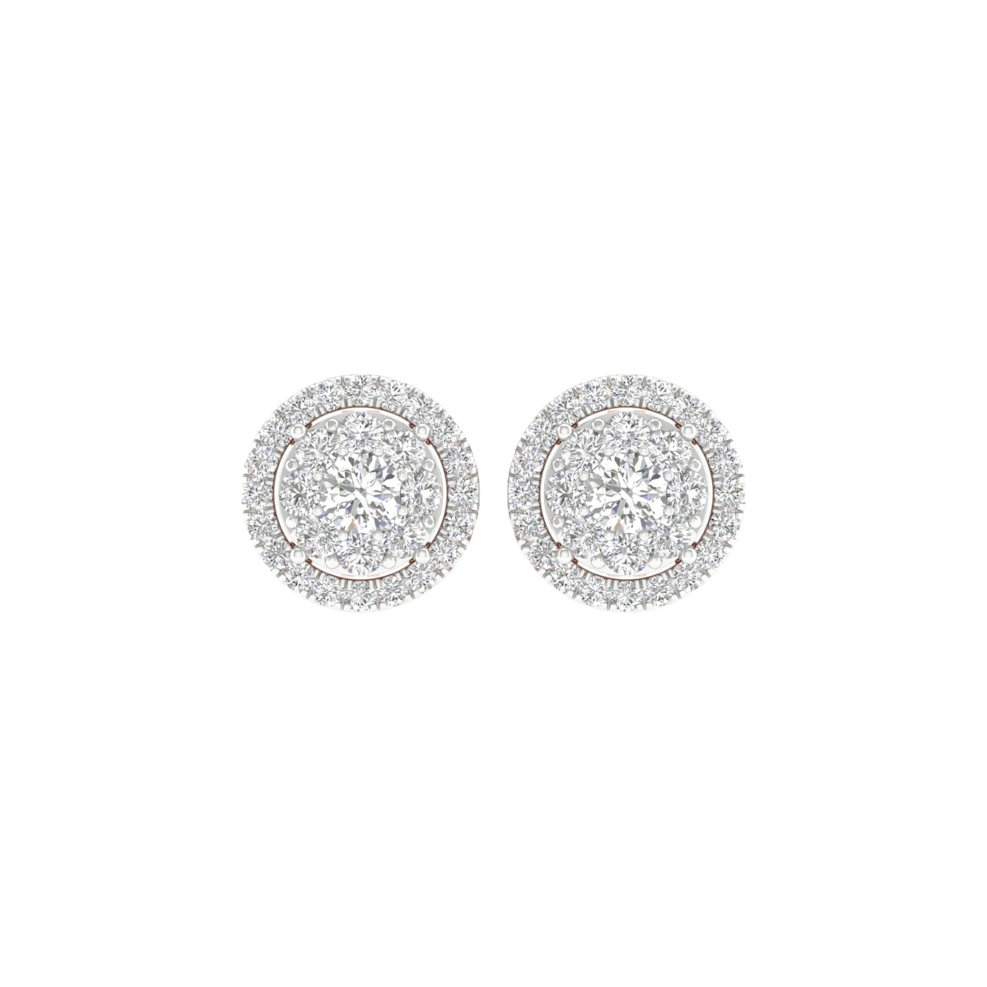 14K 1.00CT Lab Grown Earrings