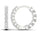 14K 1.00CT Lab Diamond Hoops