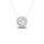 14K 1.00CT Lab Diamond Pendant