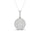 14K 0.50CT Lab Diamond Pendant