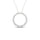 14K 1.00CT Lab Diamond Pendant